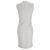 Vestido midi con recortes Diane Von Furstenberg en rayón blanco Crudo - vista 3