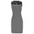 Diane Von Furstenberg Mackenzie verziertes Kleid aus grauem Polyester