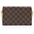Cartera con cadena Louis Vuitton Damier Ebene Vavin Castaño Beige - vista 3