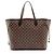 Louis Vuitton Damier Ebene Neverfull GM Tote Braun