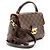 Borsa a tracolla Louis Vuitton Damier Ebene Croisette Marrone - vista 2