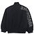 Giacca in pile Balenciaga con logo ricamato e doppia zip Nero