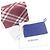 Burberry Check Pattern Leder Münzbeutel Kartenetui Blau - Ansicht 2