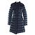 Abrigo de plumón de nailon MONCLER HERMINE Azul Azul marino