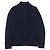 Emporio Armani Wollstrick-Pullover mit Stehkragen und Reißverschluss