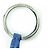 Ring Hermès Portachiavi Hermes Carmen Bag Charm Blu - vista 5