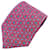 Hermès All-over pattern Silk Tie Red Blue