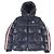 Moncler DINCER GIUBOTTO Giacca in nylon e piumino Blu Blu navy