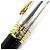 Penna a sfera Montblanc Meisterstück Solitaire AG925 Nero Argento D'oro - vista 5