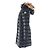 Abrigo de plumón Moncler HERMIFUR Negro - vista 2