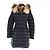 Abrigo de plumón Moncler HERMIFUR Negro - vista 3