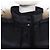 Abrigo de plumón Moncler HERMIFUR Negro - vista 4