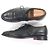Autre Marque UNION WORKS Straight Tip Lederdressschuhe Schwarz - Ansicht 3