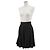 Pantalones cortos de lana Chanel P04646 Negro - vista 3