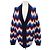 Autre Marque Cardigan de lana Missoni Roja Azul Azul marino