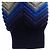 Autre Marque Cardigan de lana Missoni Roja Azul Azul marino - vista 6