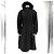 Prada Nylon Triangle Logo Long Windbreaker Raincoat Jacket Black - view 2