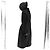 Prada Nylon Triangle Logo Long Windbreaker Raincoat Jacket Black - view 4