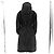 Prada Nylon Triangle Logo Long Windbreaker Raincoat Jacket Black - view 6