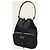 Prada Borsa bucket Duet in Re-Nylon nero con logo triangolare placcato oro - vista 2