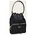 Prada Borsa bucket Duet in Re-Nylon nero con logo triangolare placcato oro - vista 3