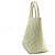 Chanel Borsa Tote Caviar Medallion Coin Bag Bianco - vista 5
