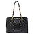 Saco Tote Chanel Matelassé com corrente Preto