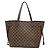 Borsa Tote Louis Vuitton Neverfull MM Marrone Damier ebene