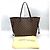 Borsa Tote Louis Vuitton Neverfull MM Marrone Damier ebene - vista 12