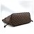 Borsa Tote Louis Vuitton Neverfull MM Marrone Damier ebene - vista 4