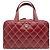 Borsa Chanel Coco Mark Wild Stitch Rosso Bordò