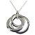 Collana con pendente Tiffany & Co. 925 1837 Triple Interlocking