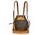 Louis Vuitton Montsouris Monogram Canvas MM Marrone - vista 2