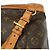 Louis Vuitton Montsouris Monogram Canvas MM Marrone - vista 6