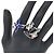 Louis Vuitton Fairy Tale Ring-Set Schwarz Rot Blau Marineblau - Ansicht 7