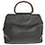 Chanel Vintage Wooden Ring Tote Caviar Medium Nero