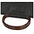 Chanel Vintage Wooden Ring Tote Caviar Medium Nero - vista 6
