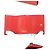 Cartera Prada Tri-fold 1MH021 en cuero rojo Roja - vista 2