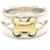 Ring Anillo Hermès Olympe Plata y Oro Amarillo Negro y Amarillo  - vista 1