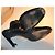 Gianni Versace Sandali neri con tacco alto in camoscio glitterato Nero - vista 4