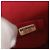 Chanel Gabrielle Double Zip Clutch mit Kette aus gestepptem, gealtertem Kalbsleder Golden - Ansicht 4
