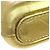 Chanel Gabrielle Double Zip Clutch mit Kette aus gestepptem, gealtertem Kalbsleder Golden - Ansicht 6