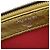 Chanel Gabrielle Double Zip Clutch mit Kette aus gestepptem, gealtertem Kalbsleder Golden - Ansicht 7