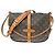 Louis Vuitton Saumur Monogram 30 Marrone