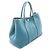 Hermès Borsa Tote Hermes Garden Party TPM Cobalt Blu Verde - vista 2