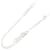 Hermès Collier long Hermes Chaine d'Ancre Area II Argenté  - vue 1