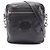 Borsa a tracolla Gucci Crest in pelle nera Nero