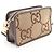 Borsa Mini Gucci Jumbo GG Marrone Beige - vista 2
