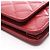 Borsa a tracolla Chanel 2.55 Matelassé Rosso - vista 9