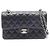 Borsa a tracolla Chanel Matelassé Double Flap Nero